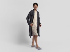 Lounge like you mean it. Soft, light and luxurious, this super comfy robe features fluffy 4-ply gauze, a snug waist tie and two hidden side pockets. Made from premium 100% long-staple Turkish cotton and designed to have a relaxed, comfortable fit. Toronto Winter, Small Clouds, Fleece Robe, Gifts For My Wife, Color Free, Season Colors, Big And Tall, Comforters Cozy, Waist Tie