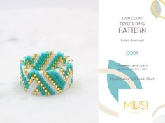 a close up of a bracelet on a white background and an advertisement for musi jewelry