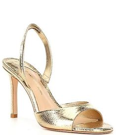 Women's Heels & Pumps | Dillard's Chic Sandals For Dinner In Spring, Chic Sandals For Dinner, Spring Cocktail Slingback Sandals, Gold Stiletto Heels, 3 Inch Heels, Antonio Melani, Women's Heels, Heels Pumps, Gianni Bini