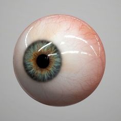 an eyeball is shown in this image