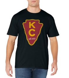 PRICES MAY VARY. Cool red KC Originals gear color Yellow / Red w/ est 1853 design for fans of KC | Boy/girl Fan gear Fangear local KC residents & family in Kansas City | Team this up with a cool KC pillow or luggage bag for fans occupying KC Grab this KC fan gear color Yellow / Red pro graphic design w/ stylized “KC” typography | KC His & hers fanatics gear for outdoors indoors game events scheduled in Kansas City | Merchandise for locals close to the KC vicinity Lightweight, Classic fit, Double Red Graphic Print T-shirt For Fan Events, Red Graphic Print T-shirt For Fan Conventions, Red Crew Neck T-shirt For Fan Events, Red School Spirit T-shirt For Fans, Red Cotton T-shirt For Fan Conventions, Red Crew Neck T-shirt For Fan Conventions, Red Cotton T-shirt For Fan Events, Red Team Logo T-shirt Fan Merchandise, Red T-shirt With Team Logo For Fans