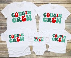 Family Christmas Morning, Cousin Shirts, Cousin Crew, Morning Funny, Festive Design, Family Christmas Shirts, Shirt Png, Png Christmas, Gift Exchange