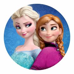 an image of two frozen princesses with blue eyes