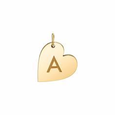 Tell us what initial you want under 'Special Instructions' at checkout!
This 14k grand initial heart charm with a mirror finish is a classic charm that can be worn every day and for all occasions and still make a statement. Wear your initial or the initial of one you love.

Charm measures 16mm
All personalized, initial and custom pieces are non-refundable
Sustainable
100% Recycled Gold
Handcrafted in Los Angeles