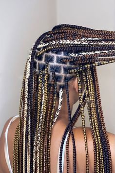 Knotless Braids Parting Hair, Micro Braids, Protective Hairstyles, Braid Styles, Trendy Fashion