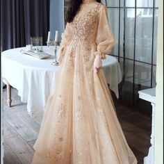 Modest Evening Dresses With Long Sleeves Luxury Appliquies Sequin Tulle on Luulla Modest Evening Dresses, Dresses With Long Sleeves, Modest Evening Dress, Work Place, Pay Attention, Fashion Inspiration, Evening Dresses, Sequin, Long Sleeves