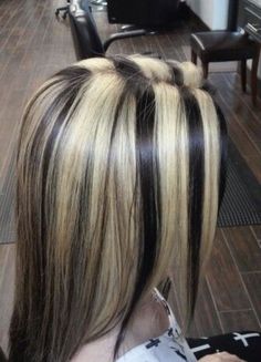 Pelo Ulzzang, Hair Claim, Striped Hair, Hair Stripes, Blonde Highlights On Dark Hair, Short Hair Highlights, Highlights Ideas