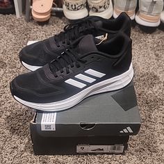 Reposhing This Item As It Did Not Fit. New With Tags Sz 9 Adidas Trainers Women, Adidas Duramo 10, Lacing Shoes For Running, Adidas Response, Adidas Cloudfoam, Adidas Sneakers Women, Pink Running Shoes, Adidas Kids, Adidas Ultra Boost