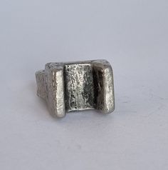 Danish 1960's Anders Andersen Pewter Modernist Ring  Marked : AA Denmark Ring front 20x15 mm Ring size little adjustable , in pictures US 4.5 / EU 15.5 / 49 COMES AS PICTURED LOOK AT ACTUALLY PICTURES No15 Modernist Ring, Lithuania, Rings Statement, Etsy Australia, Favorite Jewelry, Statement Rings, 1960s, Jewelry Rings, Ring Size