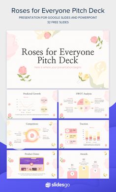 roses for everyone pitch deck presentation