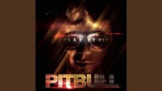 the movie pitbull is shown in red and black with an image of a man's face