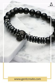 Skull Bracelet "Unicus" is crafted with the simplicity of the color black, this bracelet makes it easy to wear with any of your favorite outfits while adding luxury feeling and balance into your life. Wear a silver skull bracelet alone or stack it with other products from our store to complete your look. #jewelrydesign #jewelryfashion #jewelrylovers #handmadejewelry #speechless #treatyoself Black Edgy Bracelets As Gift, Black Punk Bangle Bracelets, Punk Black Bangle Bracelets, Adjustable Stainless Steel Punk Bracelets, Adjustable Gothic Wristband For Gift, Edgy Adjustable Bangle Bracelet, Adjustable Stainless Steel Edgy Bracelets, Black Metal Punk Bracelets, Adjustable Skull Wristband Gift