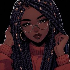 Free to use black woman ai pfp ♥️ Made with Bing AI generator Black Woman Anime Art, Black Anime Girlies Pfp, Black Bratz Doll, Cute Images For Dp, Girls With Black Hair, Black Woman Artwork, Image Swag, Swag Cartoon