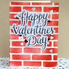 a valentine's day card with the words happy valentine's day on it