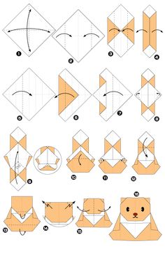 how to make an origami cat that looks like it is wearing a bow tie