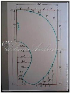 an image of a drawing with measurements on it