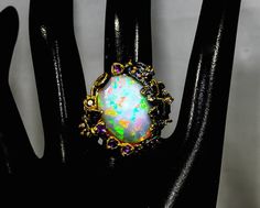 Luxury Opal Ring For Gift, Luxury Ethiopian Opal Ring As Gift, Luxury Ethiopian Opal Ring As A Gift, Luxury Ethiopian Opal Ring Gift, Luxury Ethiopian Opal Ring For Gift, Exquisite Opal Ring Gift, Exquisite Opal Ring For Gift, Luxury Multicolor Amethyst Ring As Gift, Luxury Multicolor Amethyst Ring Gift