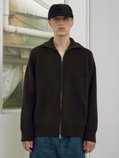 Composition : ACRYLIC: 72%, POLYESTER: 28%color : brownCountry of Origin : Republic of Korea Ash Brown, Knitwear Cardigan, Ash, Zip Ups, Knitwear, Composition, Mens Outfits, Clothes, Color