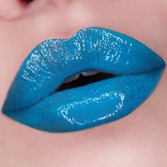 Perfect Lip Color, Vibrant Makeup, Lip Art Makeup, Dark Red Lips, Blue Lipstick, Lipstick Designs, Blue Lips, Lipstick Art, Perfect Lips