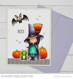 Witch Way Is the Candy? stamp set and Die-namics - Stephanie Klauck #mftstamps Friday Inspiration, Halloween Crafting, Casa Halloween, Paper Things, Halloween Scrapbook, Halloween Store