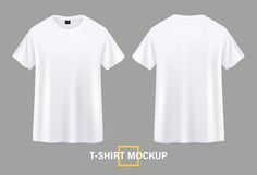 Plain White T Shirt Front And Back, Plain White Tshirt Front And Back, White Tshirt Mockup Front And Back, Plain White Shirt Front And Back, Tshirt Front And Back Mockup, Tshirt Mockup Free, Plane White, White T Shirt Mockup, Mockup Camisa