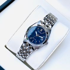 Brand New With Box! 100% Authentic Reasonable Offers Always Accepted! Top Of The Line! Classic Everyday Blue Watch, Classic Blue Watch Accessories For Anniversary, Elegant Blue Watch Accessories For Gift, Elegant Blue Watch Accessories As Gift, Timeless Blue Watches For Anniversary, Everyday Blue Quartz Watch, Classic Blue Watches With Stainless Steel Clasp, Classic Blue Watch As Gift, Classic Blue Watches As A Gift