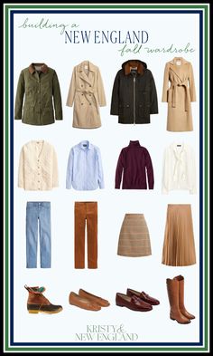 Maine October Outfits, New England Capsule Wardrobe, Classic English Style Outfits, New England Fall Aesthetic Outfits, New England Fall Outfits 2024, Classic New England Style, Wardrobe Outfits Ideas, New England Aesthetic Clothing, New England Style Fashion