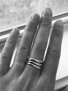 This ring was made from a vintage pastry fork. It is sterling silver plated. I have several available in different sizes, message me for more info. It's definitely a conversation starter! I've even kept one like it for myself! Grandparent Ring, Fork Ring, Rings Statement, Gold Ring, Statement Rings, Silver Plate, Pastry, Silver Plated, Gold Rings