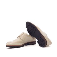 Nana Ladies Derby Wingtip - Q by QS Classic Lace-up Shoes With Textured Sole And Almond Toe, Luxury Wingtip Lace-up Shoes For Business, Luxury Wingtip Lace-up Business Shoes, Luxury Patent Leather Lace-up Shoes With Brogue Detailing, Fitted Cap Toe Loafers For Derby, Classic Brogue Oxfords For Derby, Timeless Brogue Oxfords For Derby, Business Casual Cap Toe Oxfords With Rubber Sole, Classic Fitted Loafers With Brogue Detailing