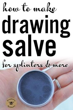 Diy Black Drawing Salve, Drawing Salve For Splinters, Diy Drawing Salve For Boils, Herbal Salves Recipes, Homapathic Remedies, Diy Drawing Salve, Essential Oil For Boils, Homemade Healing Salve