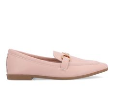 The Mizza loafer flats from Journee Collection add a stylish finish to any look. With their 4 mm Tru Comfort Foam™ insole, soft luxe vegan leather, hardware detail, block heel, and tapered square toe, this design is sure to catch compliments. Apron toe details top the design for a sophisticated but easy finish. Soft Luxe Vegan Leather upper, Slip-on entry,1/2\ block heel, Tapered square toe, Tru Comfort Foam™ insole, Man-made outsole, Loafer style with hardware detail | Women's Journee Collectio Tapered Square, Loafer Style, 2 Block, Loafer Shoes Women, Leather Hardware, Loafers Style, Shoe Carnival, Journee Collection, Womens Oxfords