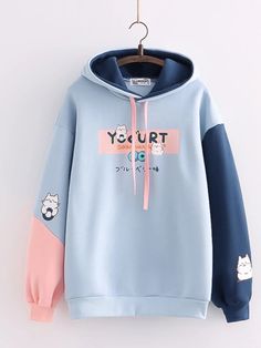 45757548331230 Winter Fashion Jackets, Spring Hoodie, Women Hoodies, Winter Adventure, Kawaii Cat, Cat Print, Casual Hoodie, White Tops, Running Errands