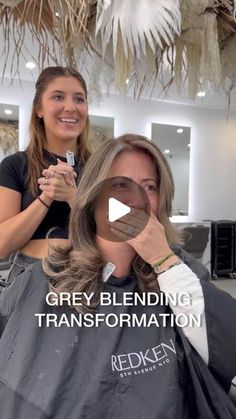 KVHA FAMILY on Instagram: "GREY BLENDING TRANSFORMATION🩶🔥  Removing old box dye and blending those greys so it grows out nice and seamless.   EMERGING PACKAGES AVAILABLE🫶🏼  What do you guys think ?    Book now | Bookings@kainevakai.com | Book online      LIKE | COMMENT | SHARE — #greyhair #clientappreciation #viral #boxdyecorrection #beforeandafter #modernsalon #undiscoveredhairstylists #redken #shadeseq  #sydneyhair" Transitioning Dark Hair To Grey, Hair Color Transition From Dark To Light, Balayage Hair To Hide Grey, Brunettes With Gray Hair, Light Brown Hair Grey Highlights, Redken Grey Blending, Grey Blending Reddish Brown Hair, Best Highlights To Cover Gray Hair Dark, Hair Color For Hiding Grey Hair