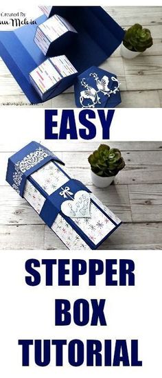 an easy step by step instructions to make a paper box