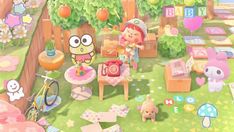 an animal crossing game is shown in this screenshot