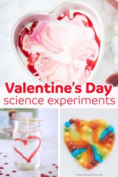 valentine's day science experiments for kids to do in the kitchen and on the table