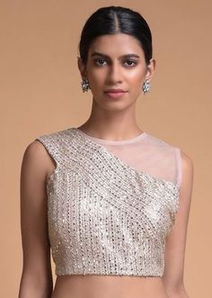 Saree Jackets, Saree Blouses Online, Kalki Fashion, Indian Saree Blouse, Ladies Blouse Designs, Saree Design, Work Online, Sari Blouse