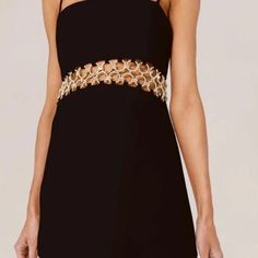 Size Medium Barely Worn - Like New Alexis Dress, Golden Ring, Gold Black, Design Details, Colorful Dresses, Like New, Size Medium, Mini Dress, Womens Dresses