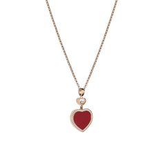 Chopard, the Big-Hearted Maison, has always regarded generosity and kindness as its core values. A perfect match between Chopard’s heart talisman and the Maison’s iconic dancing diamonds, the Happy Hearts collection unites big-hearted women around the world. Little Diamonds Do Great Things SPECIFICATIONS NECKLACE HAPPY HEARTS WHITE DIAMOND CARAT: 0.24 CHAIN LENGTH: 45.00 CM REF. NUMBER: 79A074-5801 Chopard Jewelry, Diamond Red, Dancing Diamond, Carnelian Pendant, S Heart, Women Around The World, Happy Heart, Stone Pendant Necklace, Core Values