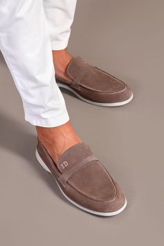 Moccasins never go out of style. Be the king of leisure and sophistication with Girotti versatile moccasins. 🤎 . . . . . . . . . . . . . . . #customshoes #modernmoccasins #menmoccasins #stylishmoccasins #moccasins #comfyshoes #custommoccasins #fashion #style #ootd #style #stylish Brown Suede Slip-on Boat Shoes, Beige Suede Slip-on Moccasins, Luxury Suede Slip-ons For Galas, Suede Slip-ons With Leather Sole And Round Toe, Slip-on Leather Shoes With Suede Lining And Almond Toe, Suede Almond Toe Loafers With Rubber Sole, Brown Suede Boat Shoes With Textured Sole, Suede Slip-ons With Plain Toe, Suede Slip-on Boat Shoes With Suede Lining