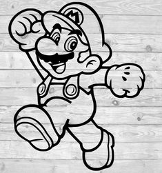 an image of a super mario running