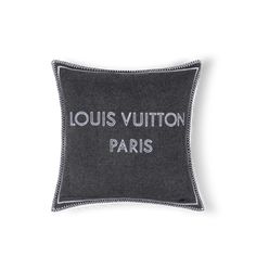 LOUIS VUITTON® - Monogram Shadow Cushion - Anthracite Cushion Texture, Louis Vuitton Pattern, My Shopping List, Black Pillows, Monogram Pattern, Unique Pillows, Louis Vuitton Official, Cushion Pillow, Men's Collection