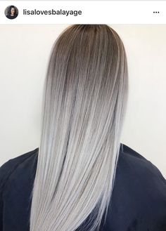 Highlighted Blonde, Highlights Brown Hair Balayage, Silver Ombre Hair, Blonde Foils, Silver Blonde Hair, Caramel Hair, Silver Blonde, Ash Blonde Hair, Brown Hair Balayage