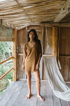 Our Elna Mini Caftan is your classic ready-to-wear resort piece. This light breezy style is made from 100% cotton gauze. A V-neck mini, Elna is the cropped version of our Zane Caftan and can be worn as a tunic, an effortless top tucked into jeans or shorts, and of course over swim as a coverup! Breezy Style, English Girls, Fitness Models Female, Lingerie Fashion, Costume Design, Resort Wear, Hat Hairstyles, Of Course, Dresses For Sale