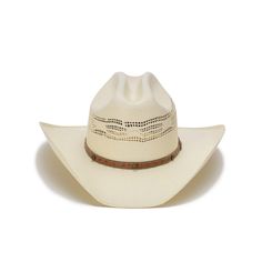 Travel in style with LA NETA's Stampede collection hat. Constructed with a bangora straw material, this 4 inch brim hat offers certified protection from the sun. With its genuine leather band partnered with mini studs, you can be sure of a stylish and secure fit. An X-Comfort sweatband enables premium breathability and moisture-wicking comfort. Affordable Adjustable Cowboy Hat For Vacation, Cheap Snapback Hat With Curved Brim For Vacation, Cheap Flat Brim Snapback Hat For Spring, Cheap Casual Adjustable Cowboy Hat, Cheap Adjustable Casual Cowboy Hat, Cheap Adjustable Cowboy Hat, Cheap Adjustable Classic Cowboy Hat, Affordable Summer Brimmed Snapback Hat, Cheap Adjustable Fit Cowboy Hat With Short Brim