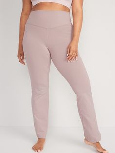 New name, same great performance! Our Boot-Cut pants are now called Flare.  Be poised with every pose in our PowerChill pants, the perfect balance between om and OMG-softness Extra high-rise waistband, with interior pocket that fits your phone.  Old Casual 4-way Stretch Leggings With Elastic Waistband, Casual Full-length Leggings With Contoured Waistband, Casual 4-way Stretch Leggings, Casual Leggings With 4-way Stretch And Elastic Waistband, Casual Four-way Stretch Leggings, Comfortable Solid Bottoms With 4-way Stretch, Comfortable 4-way Stretch Bottoms, Mid-rise Solid Pants With Ribbed Waistband, Solid Mid-rise Pants With Ribbed Waistband