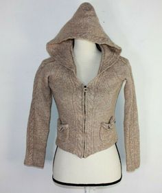 Anthropologie Sleeping on Snow Zip Hoodie Wool Blend Short Sweater Tan Size S Please see measurements! Please ask any questions Thanks for looking! Fitted Sweatshirt With Adjustable Hood For Winter, Vintage Sweatshirt With Adjustable Hood For Fall, Fitted Brown Winter Hoodie, Fitted Brown Hoodie For Winter, Cozy Fitted Hooded Hoodie, Brown Fitted Casual Hoodie, Casual Fitted Brown Hoodie, Fitted Cozy Hoodie For Winter, Fitted Winter Hoodie Sweater