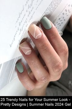 25 Trendy Nails for Your Summer Look - Pretty Designs | Summer Nails 2024 Gel Nov Nails 2022, Business Professional Nails, Ideas Para Uñas Cortas, Short Professional Nails, Cute Minimalist Nails, Minimalistic Nail Designs, Nail Designs Minimalist, Summer Nails 2023 Gel, Nails 2023 Gel