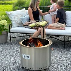 Coulee Colorado: First Smokeless Fire Pit Grill Runs on 4 Different Fuels Fire Pit Bbq, Fire Pit Grill, Bbq Grill, Quad, Outdoor Living, Grilling