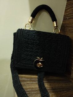 Elegant Knitted Shoulder Bag For Everyday Use, Elegant Handmade Black Bag, Handmade Square Crochet Bag For Gift, Hand Knitted Pouch Bag As A Gift, Elegant Black Crochet Tote Bag, Elegant Knitted Rectangular Shoulder Bag, Luxury Handmade Crochet Bag As Gift, Luxury Black Crochet Tote Bag, Luxury Black Crochet Top Handle Bag